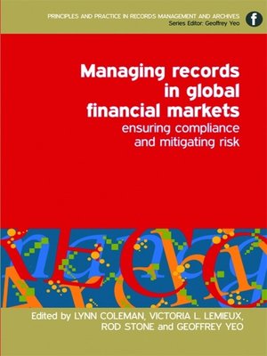 cover image of Managing Records in Global Financial Markets